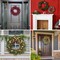 Pack of 2 Wire Wreath Frame (14 Inch) – Round Metal Wreath Form for Crafts & Floral Decorations on Weddings Christmas Home Party Celebrations, Dark Green